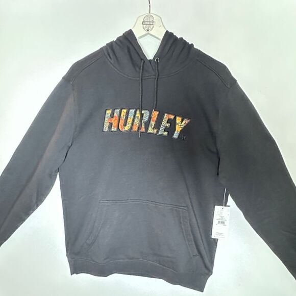 HURLEY® “FAST LANE SUMMER” HOODIE — Black / Men-M / NEW-(NWT) - Picture 3 of 15